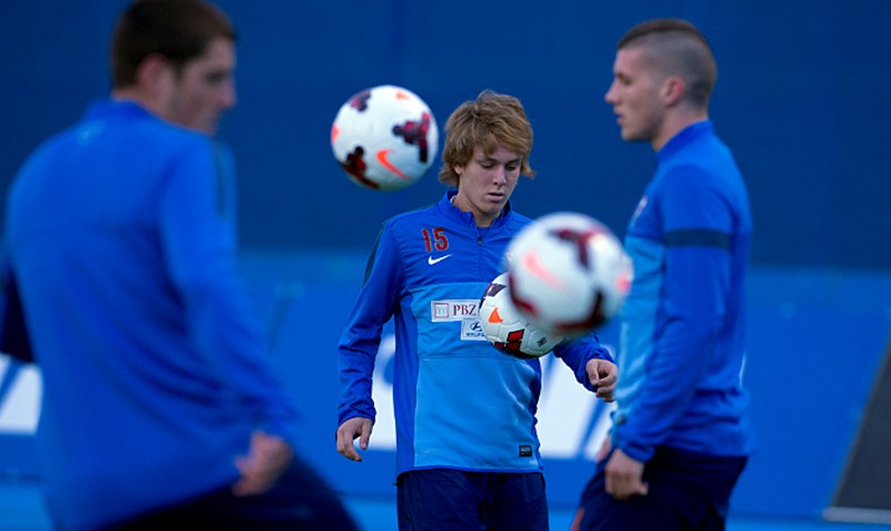 First training-session ahead of Serbia