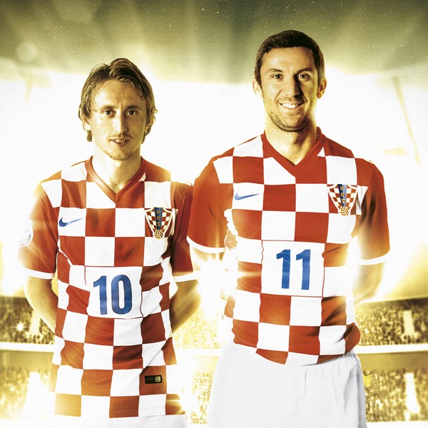 Luka Modrić i Darijo Srna