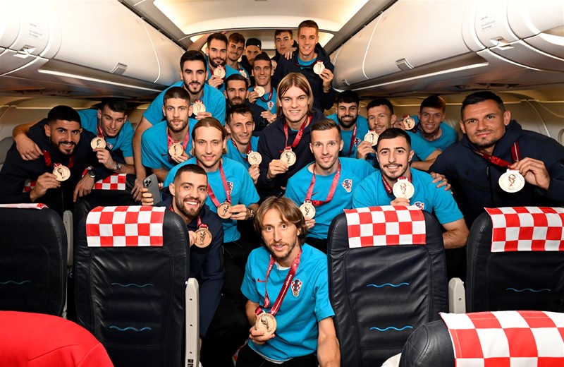 Spektakularan doček brončanih#Croatia welcomes its football heroes