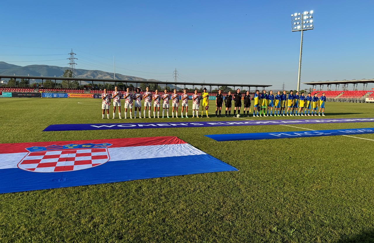 Hrvatska upisala poraz od Ukrajine u Skoplju