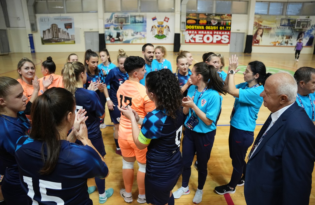 Ženska futsalska reprezentacija nadigrala Srbiju s visokih 8:0