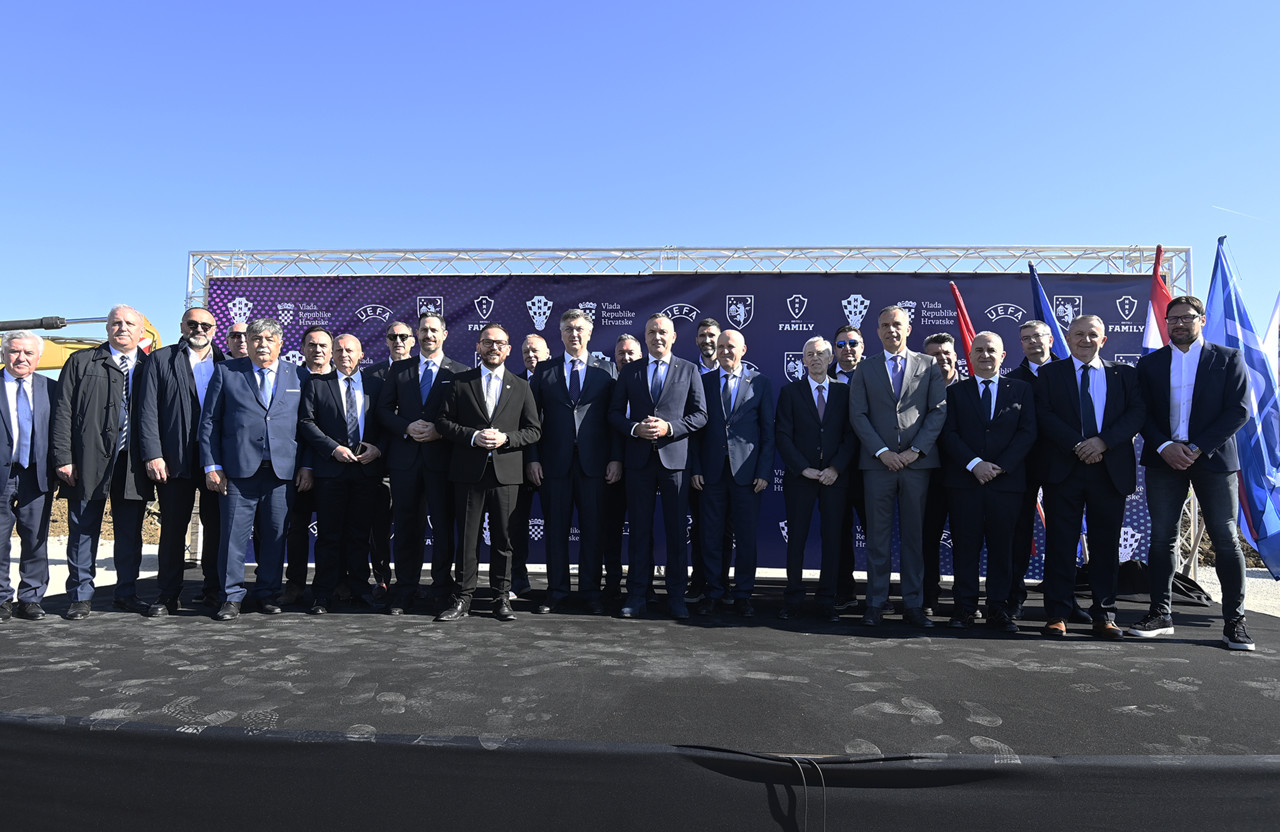 Construction site of the future Croatian Football Federation camp officially opened