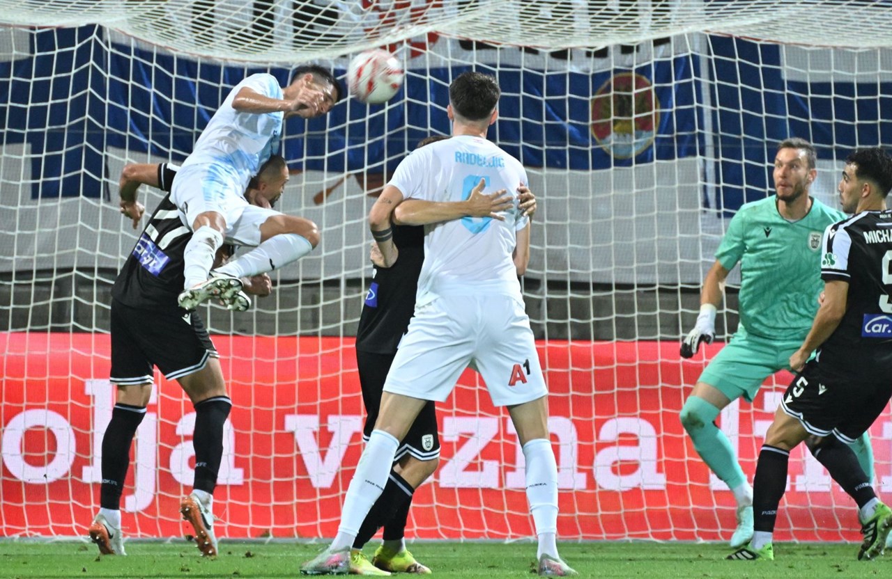 Rijeka pobijedila PAOK u prvom susretu play-offa Europske lige