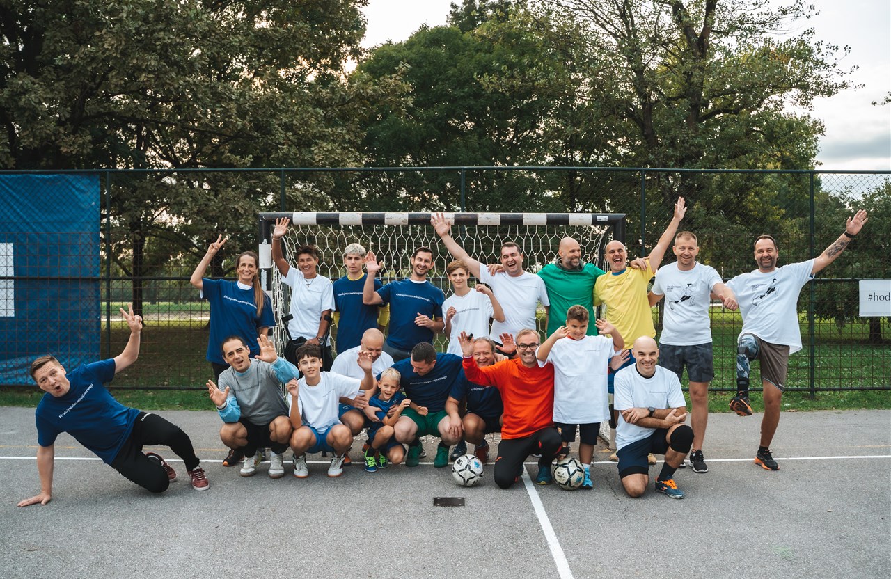 HNS supported an inclusive football tournament for persons with disabilities at Jarun