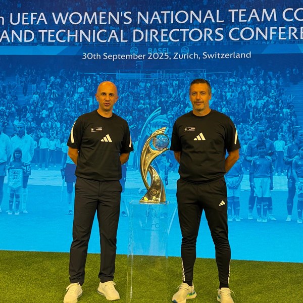 HNS representatives at UEFA Women’s National Team Coaches & Technical Directors Conference