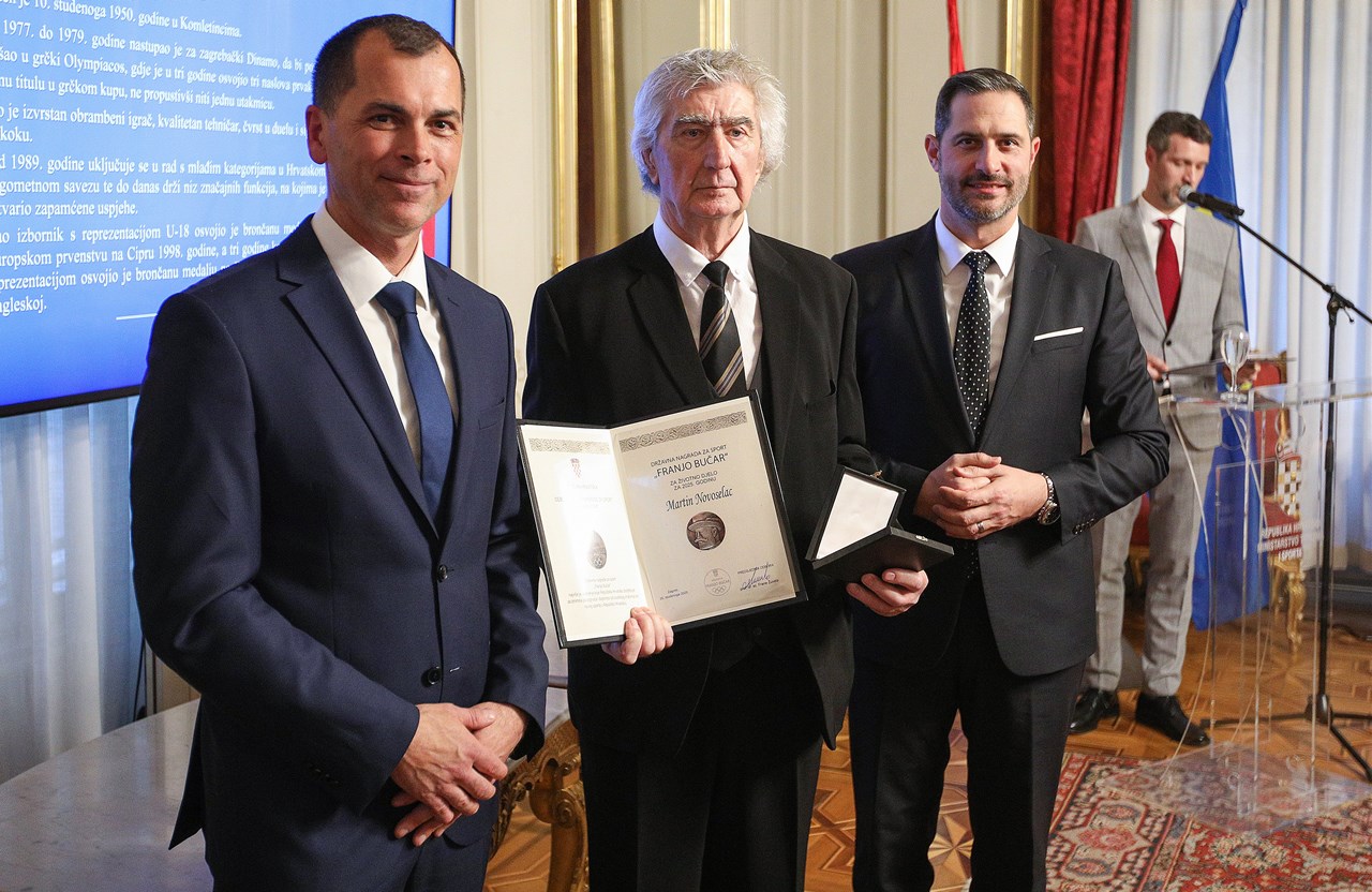 Martinu Novoselcu državna nagrada za sport Franjo Bučar
