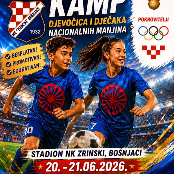 Bošnjaci domaćin međunarodnog nogometnog kampa dječaka i djevojčica nacionalnih manjina
