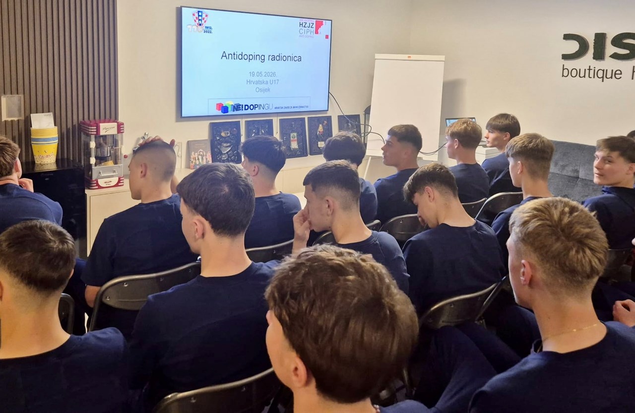 Antidopinška edukacija hrvatske reprezentacije U-17 u sklopu priprema za EP