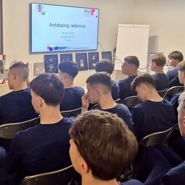 Antidopinška edukacija hrvatske reprezentacije U-17 u sklopu priprema za EP