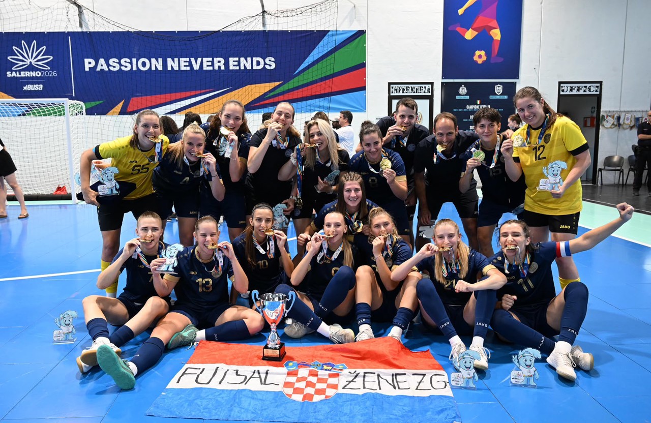Ženska futsalska ekipa Sveučilišta u Zagrebu osvojila naslov europskih prvakinja
