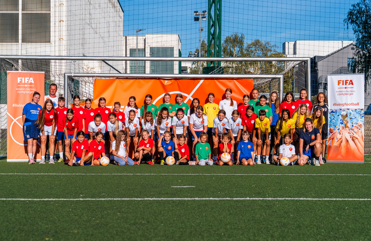 Na zagrebačkoj Trešnjevci održan Girls Football Festival