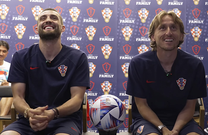 Luka Modrić i Mateo Kovačić (OGs) protiv Ivana Perišića i Brune Petkovića (Gusari) borili su se za titulu pobjednika Vatrenog izazova